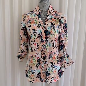 floral blouse